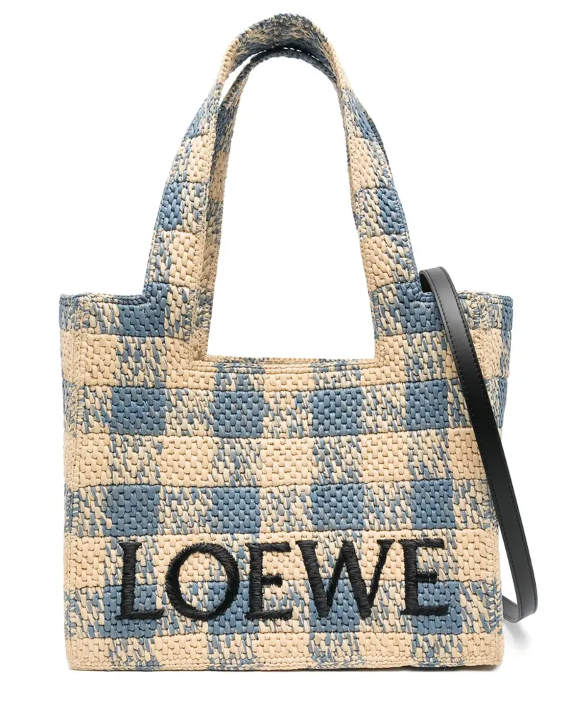 Loewe Mittelgroße  Font Tote Bag - Nude Nude