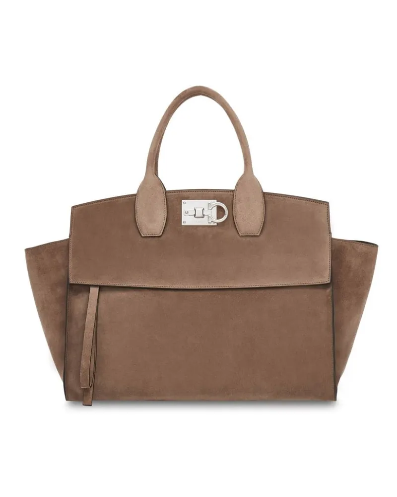 Ferragamo Großer Shopper - Nude Nude