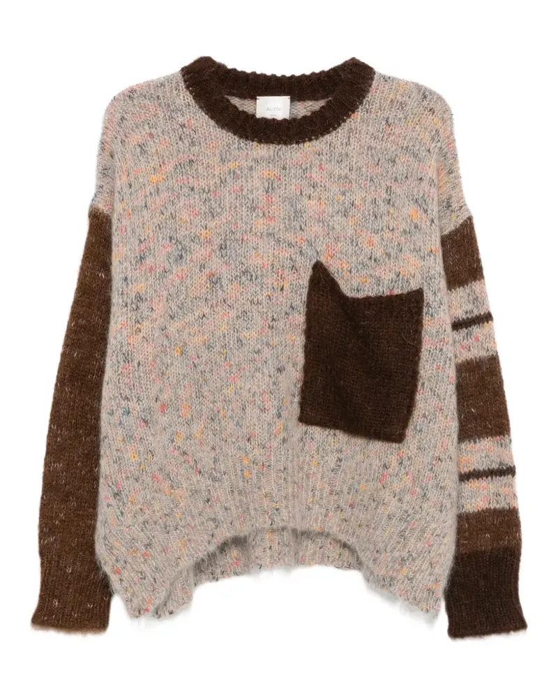 ALYSI Fantasy Pullover aus Wolle - Nude Nude