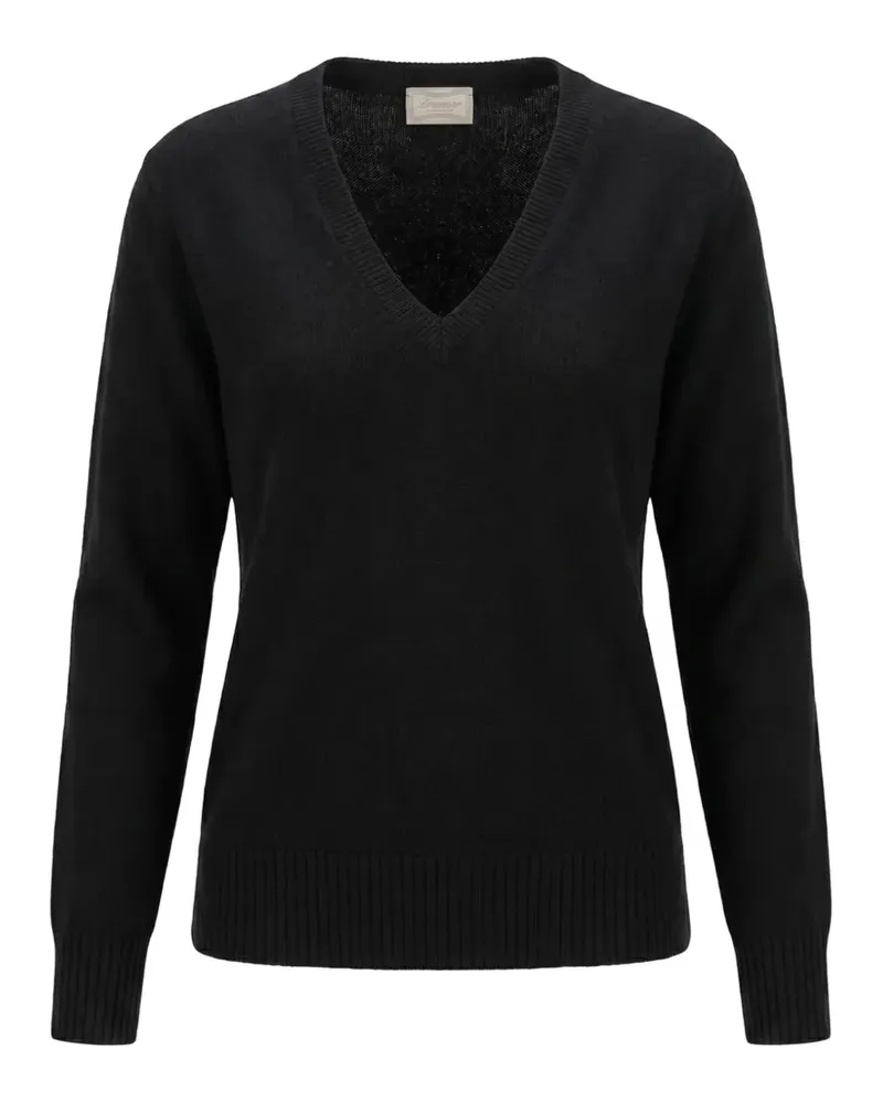 Drumohr  V-neck cashmere sweater - Schwarz Schwarz