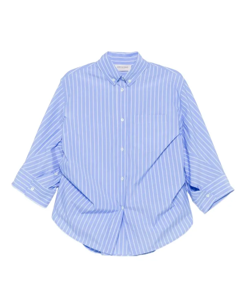 Ermanno Scervino striped button-down shirt - Blau Blau