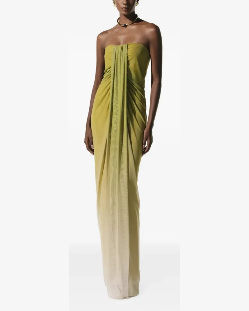 Baobab Collection Lena strapless draped maxi dress - Grün Grün