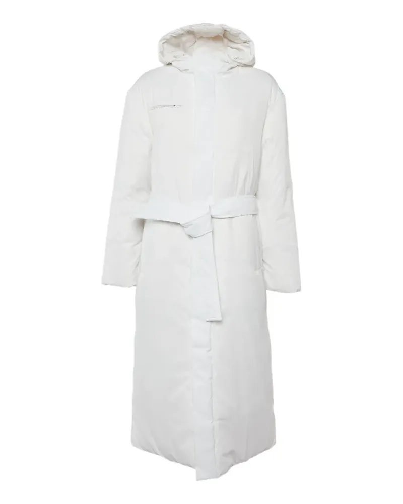 Frame Denim long hooded coat - Weiß Weiß