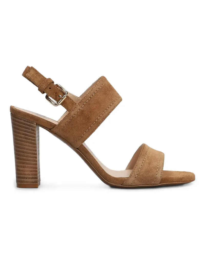 FESTA Milano buckle-fastening suede sandals - Nude Nude