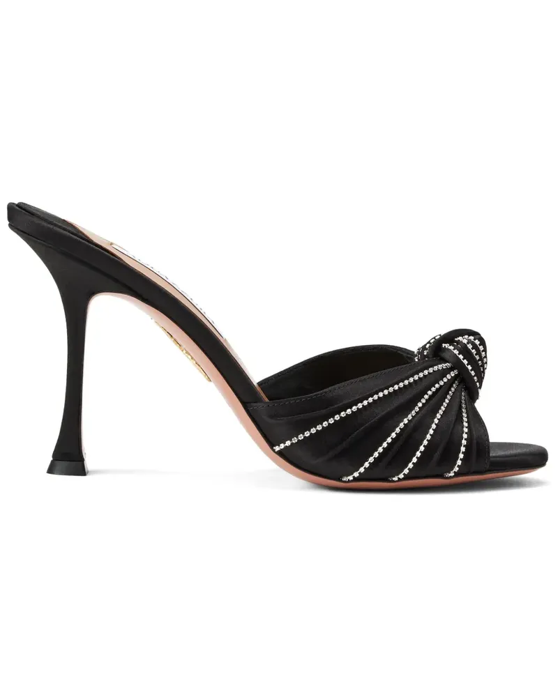 Aquazzura Atelier Mules 95mm - Schwarz Schwarz