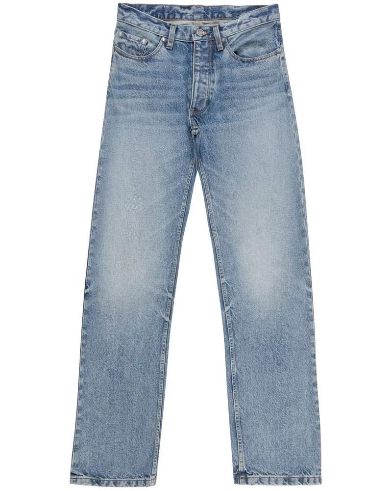 Bally Ausgeblichene Straight-Leg-Jeans - Blau Blau