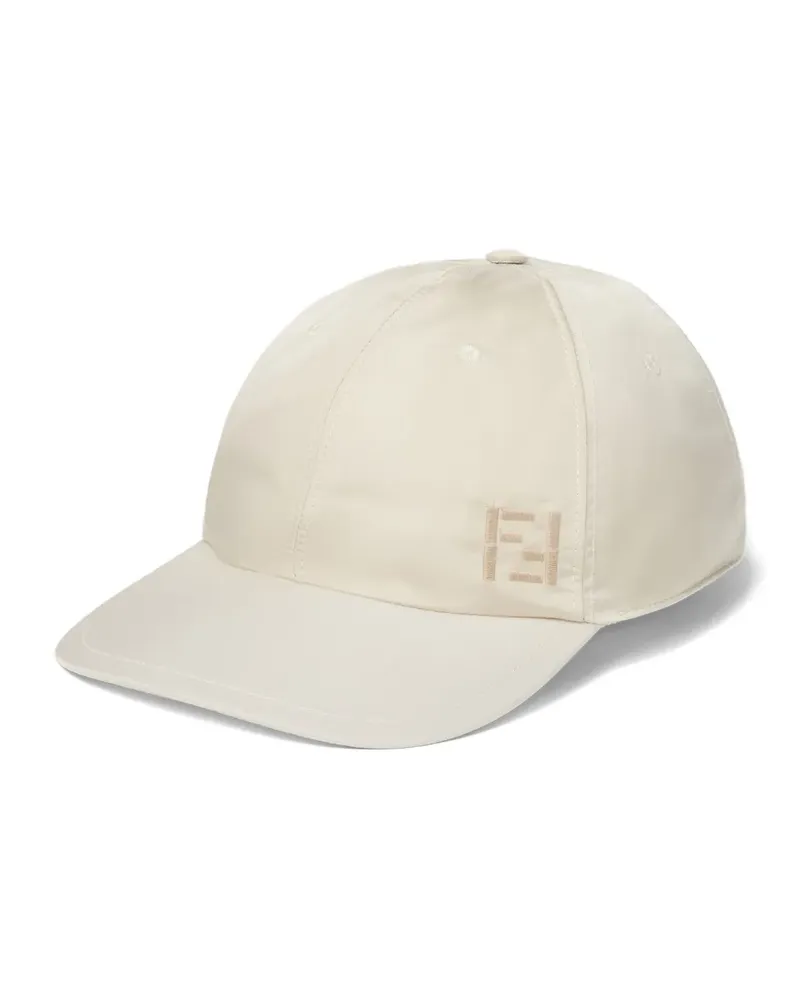 Fendi Baseballkappe mit Logo - Nude Nude
