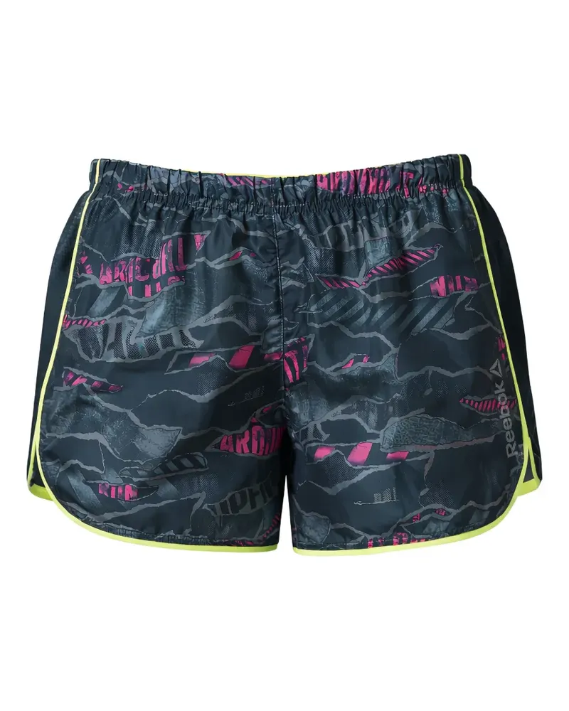 Reebok Shorts mit Logo-Print - Grau Grau