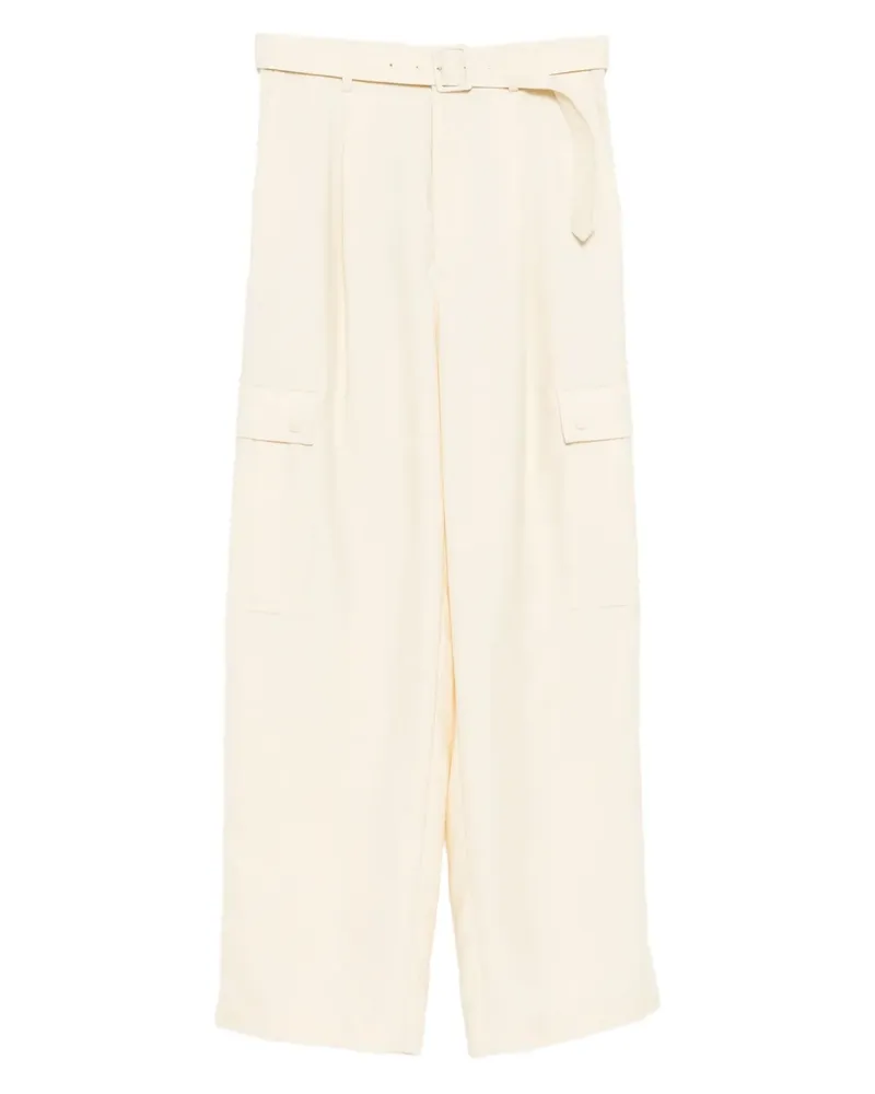 AURALEE Strukturierte Cargohose - Nude Nude