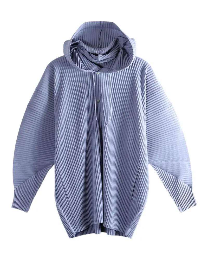 Issey Miyake hooded pleated jacket - Violett Violett