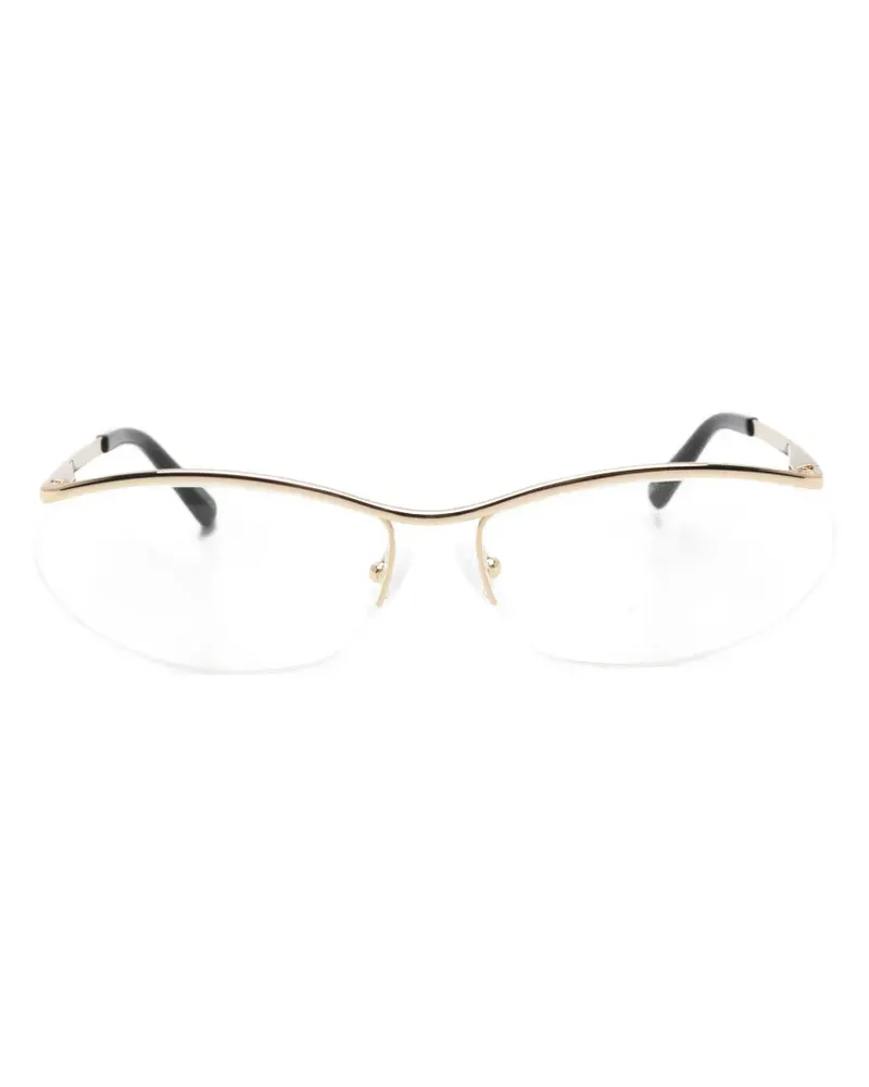 ATTICO x Linda Farrow Charlotte glasses - Gold Gold