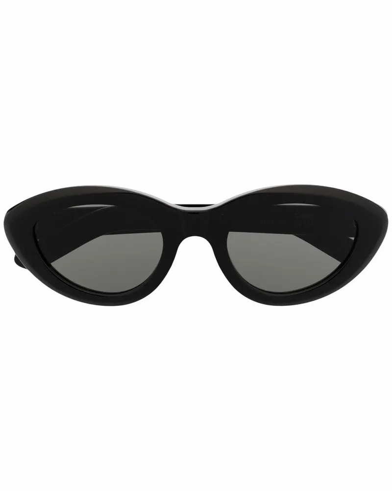 RETROSUPERFUTURE Sonnenbrille mit Cat-Eye-Gestell - Schwarz Schwarz