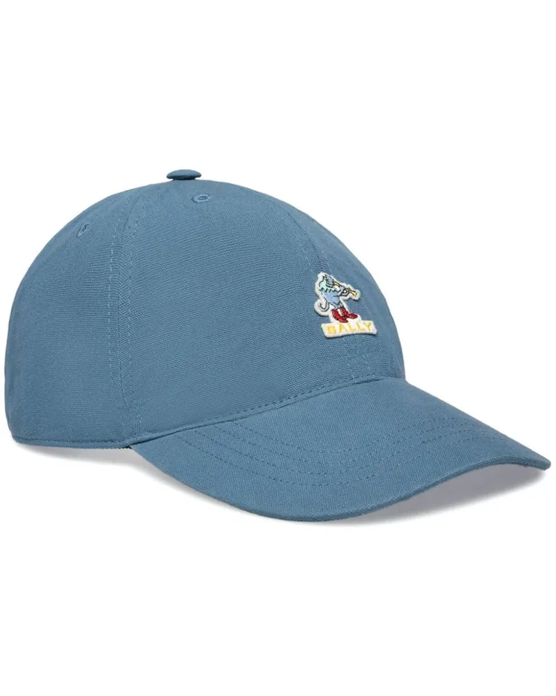 Bally Baseballkappe mit Logo-Applikation - Blau Blau