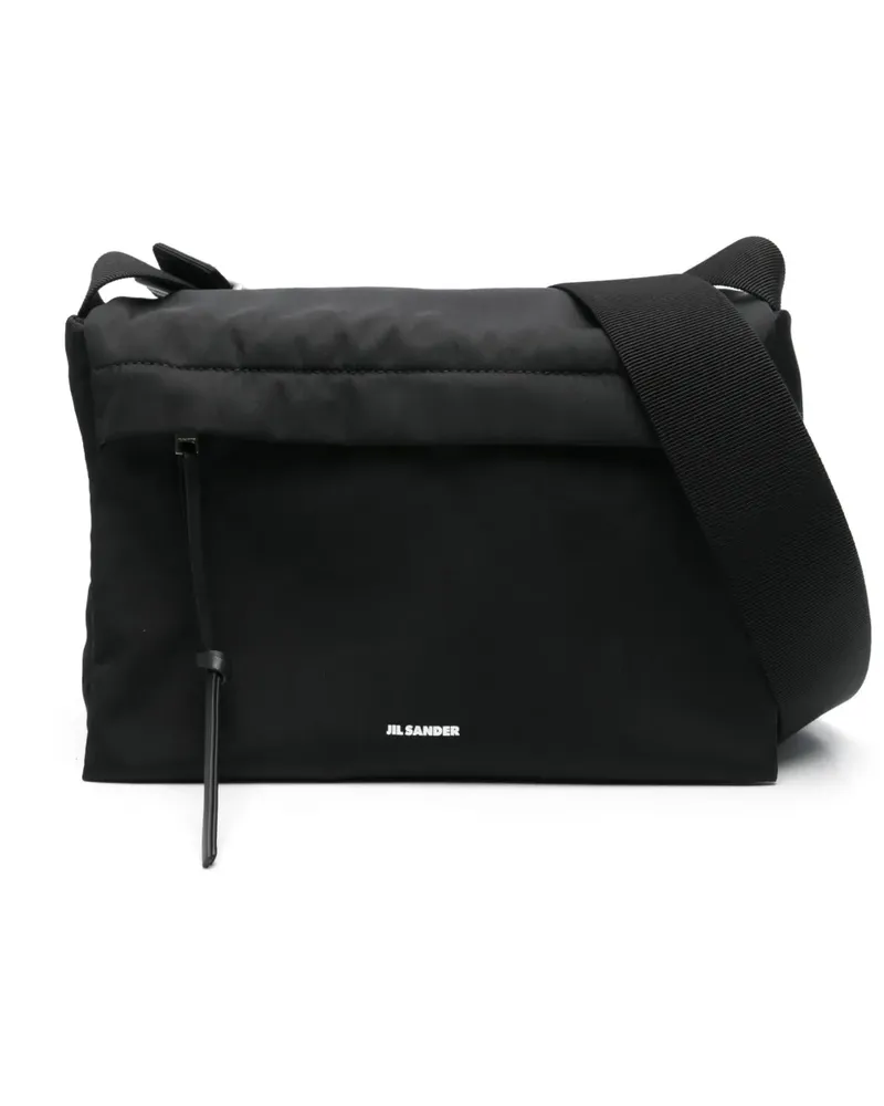 Jil Sander Soft Kuriertasche - Schwarz Schwarz