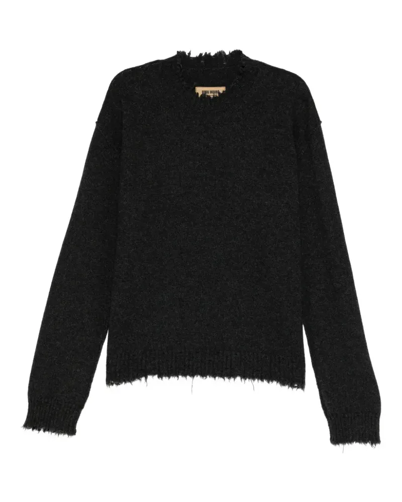 Uma Wang Pullover im Distressed-Look - Grau Grau