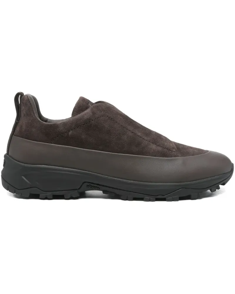 Ermenegildo Zegna Monte suede sneakers - Braun Braun