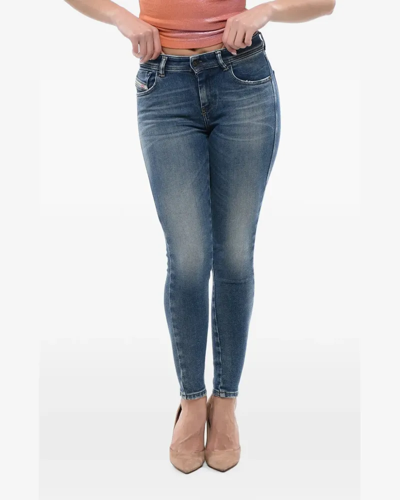 Diesel Slandy Skinny-Jeans - Blau Blau