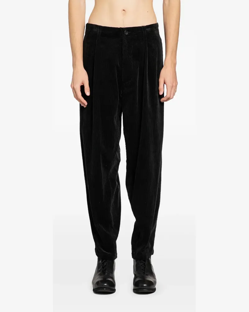 Y-3 side-zip trousers - Schwarz Schwarz
