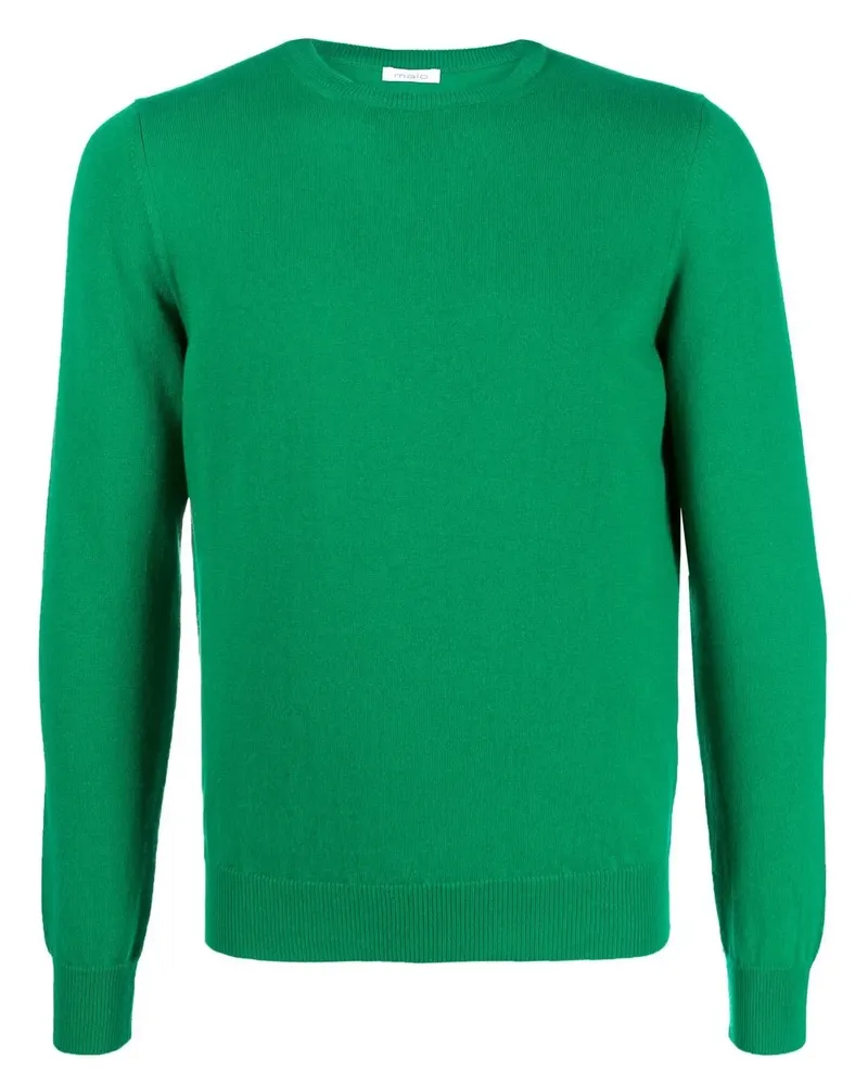 Malo Strickpullover mit rundem Ausschnitt - Grün Grün