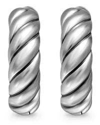 David Yurman Sculpted Cable Creolen Silber