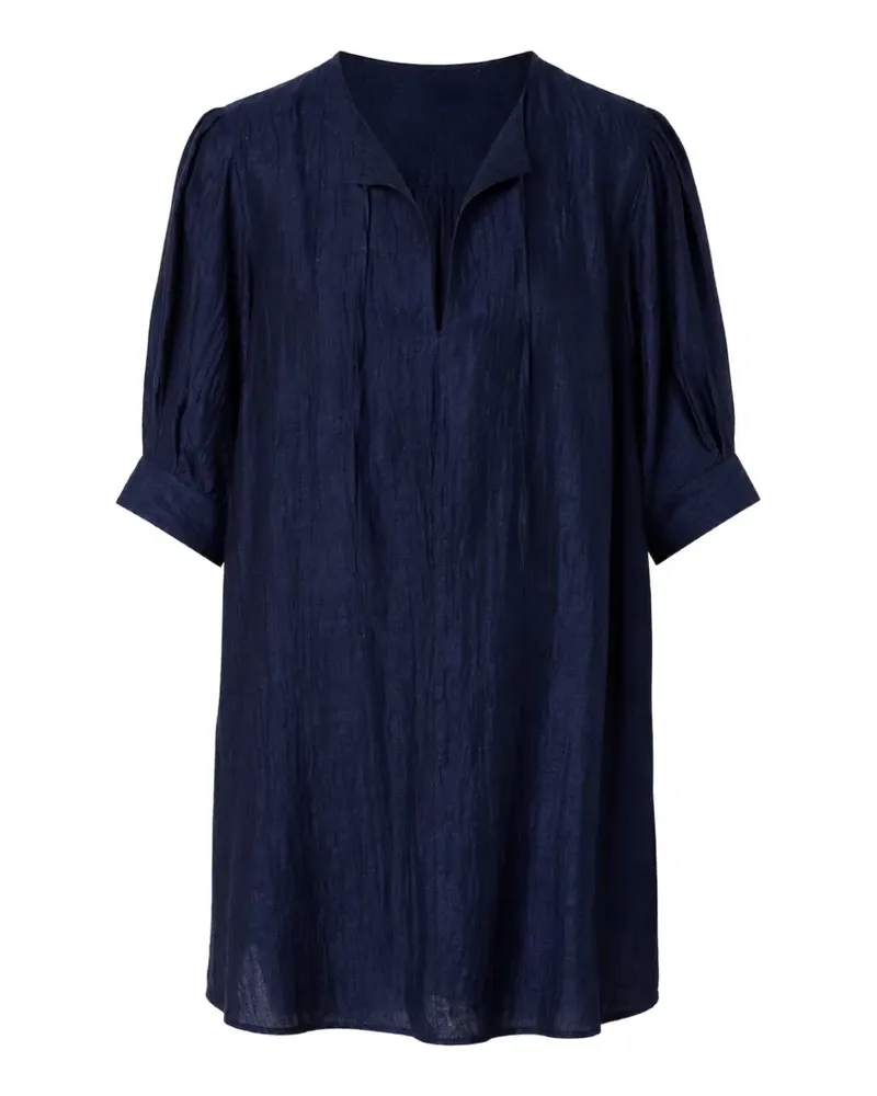 Officine Generale Gigi Minikleid mit Falten - Blau Blau