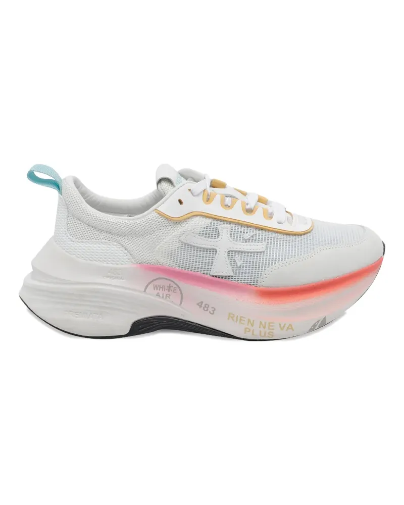 Premiata Hill logo sneakers - Weiß Weiß