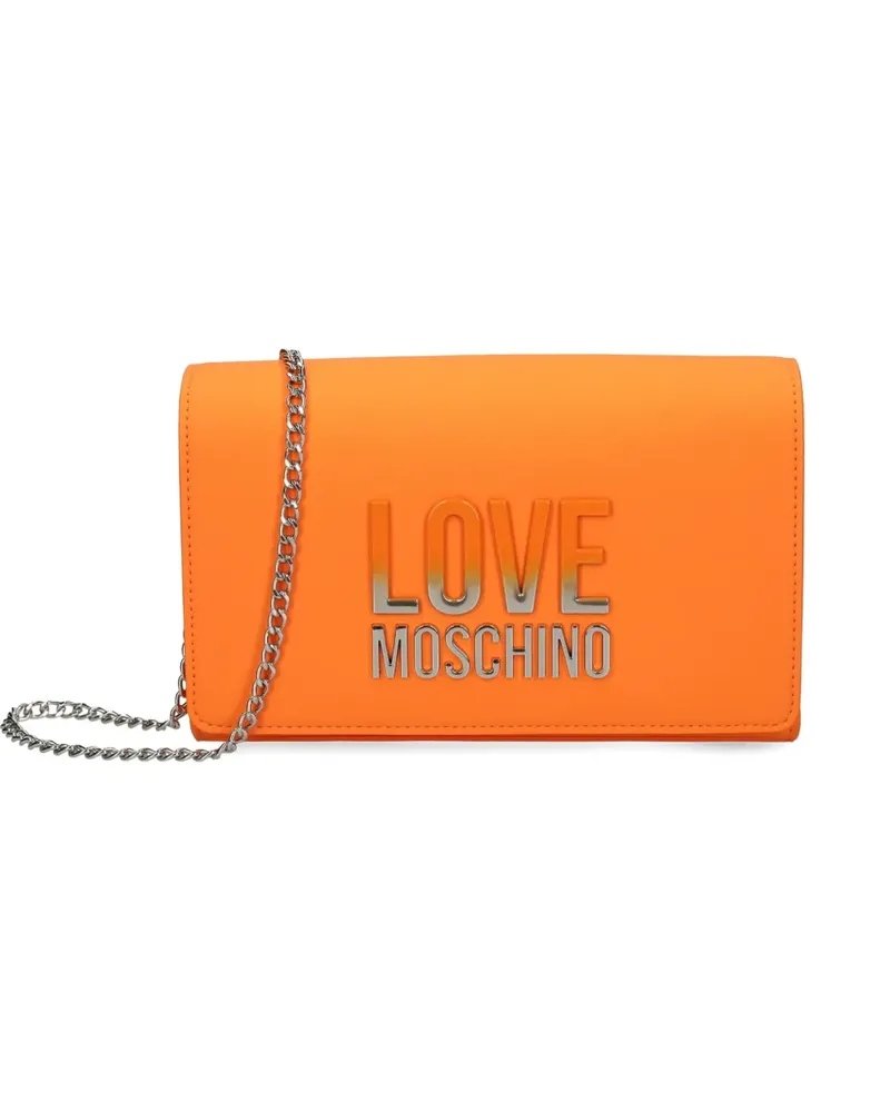 Moschino Verzierte Umhängetasche - Orange Orange