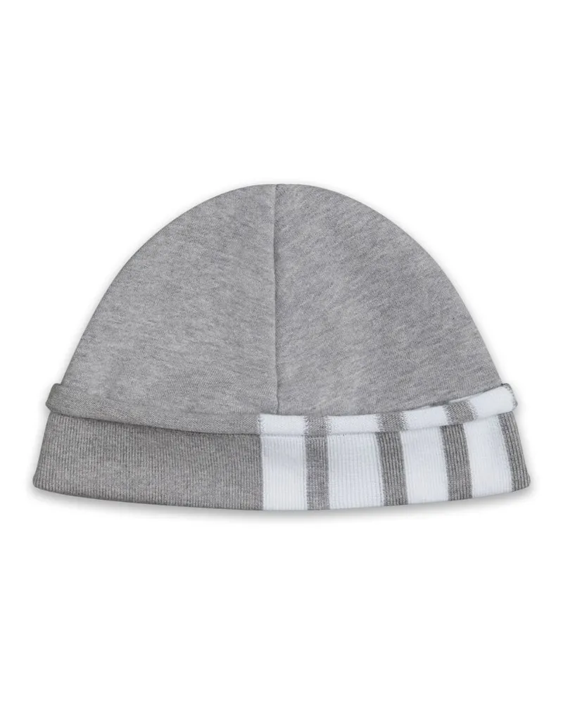 Thom Browne 4-Bar Beanie - Grau Grau