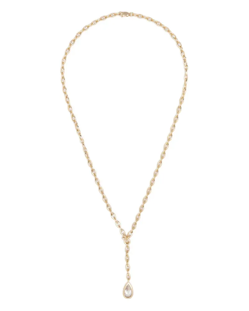 APM Monaco Verstellbare Halskette mit Y-Anhänger - Gold Gold