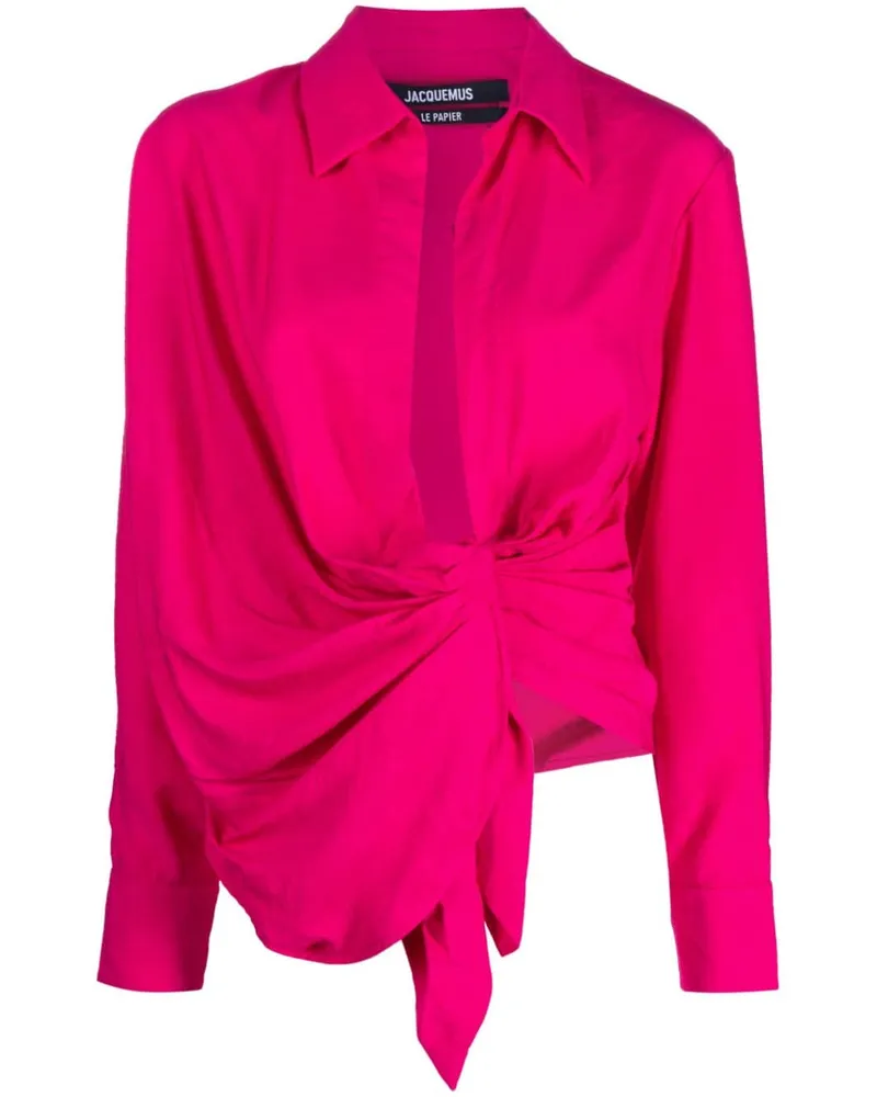 Jacquemus Le Bahia Hemd - Rosa Rosa