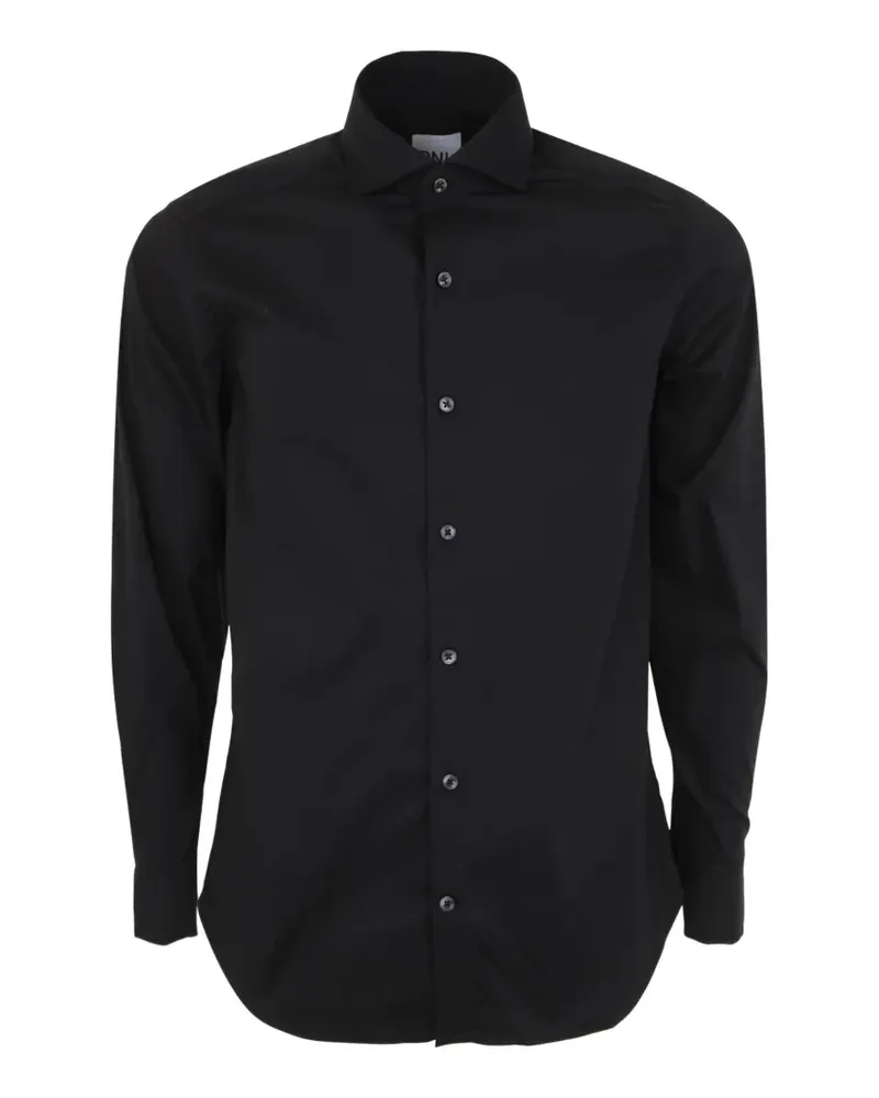 DNL button shirt - Schwarz Schwarz
