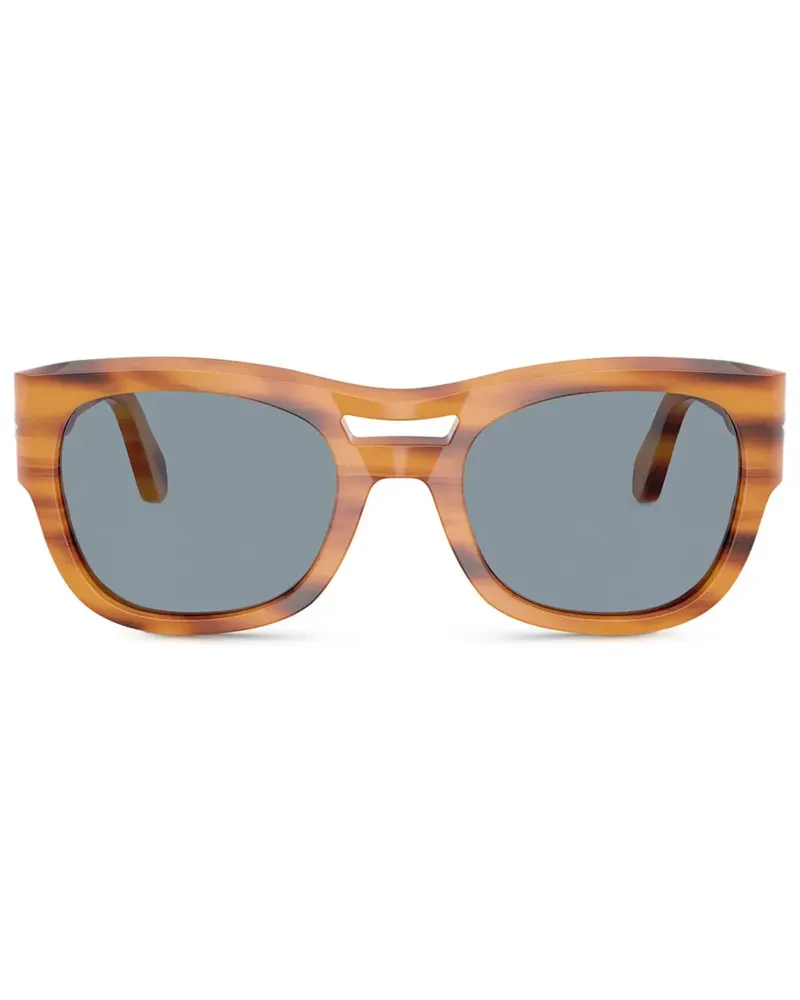 Persol Sonnenbrille mit Doppelsteg - Braun Braun