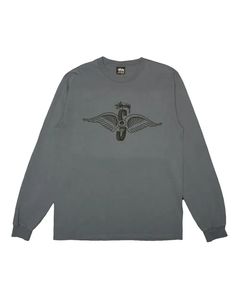 Stüssy Langärmeliges Sweatshirt - Blau Blau