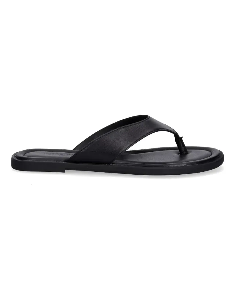 Vagabond Zaida leather flat sandals - Schwarz Schwarz