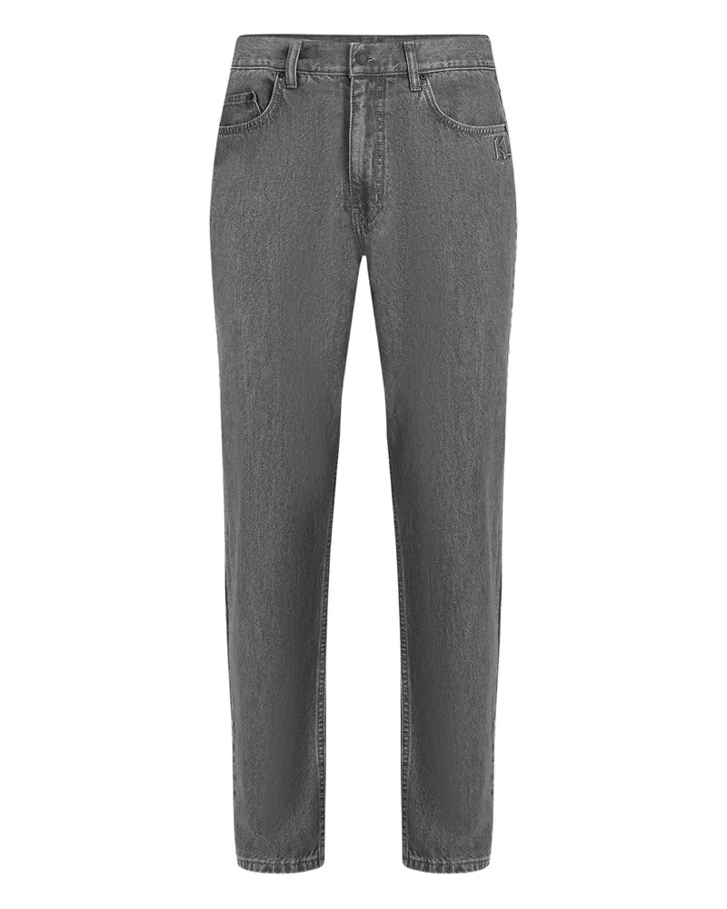 Karl Lagerfeld Jeans mit Logo-Prägung - Grau Grau