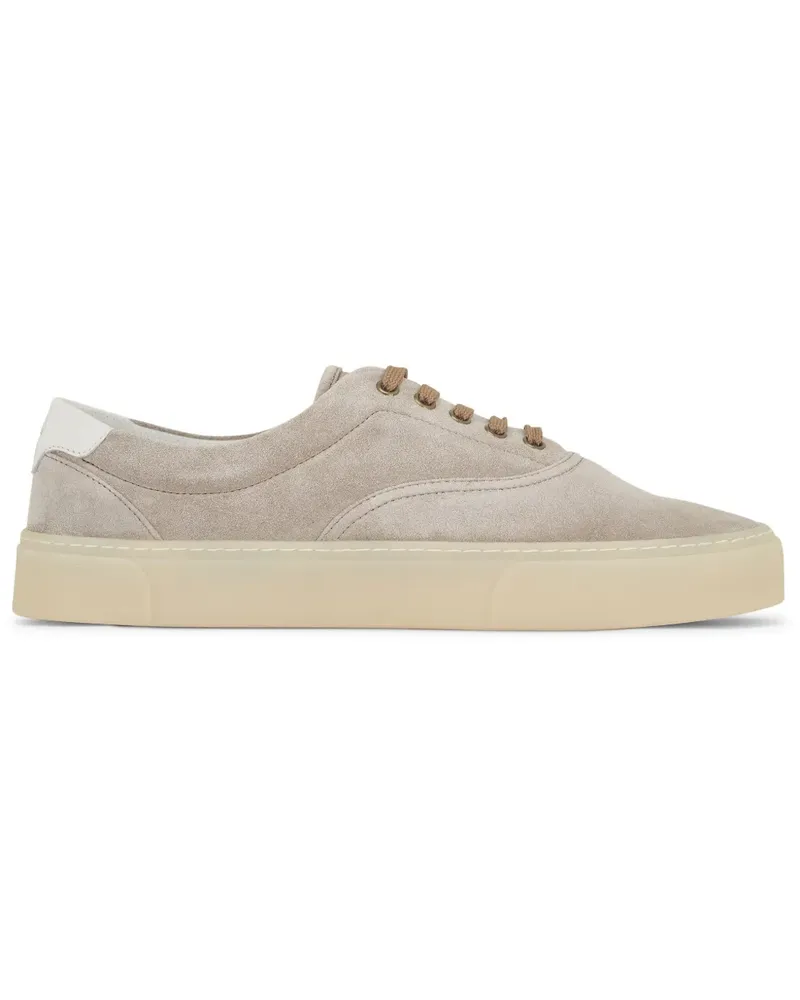 Brunello Cucinelli Cavalry Sneakers aus Wildleder - Nude Nude