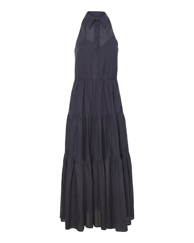 Pennyblack sleeveless ruffled maxi dress - Blau Blau