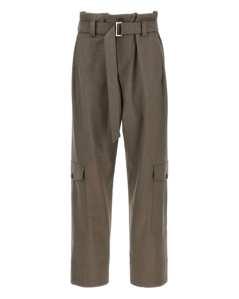 Brunello Cucinelli Cargohose mit Gürtel - Grau Grau
