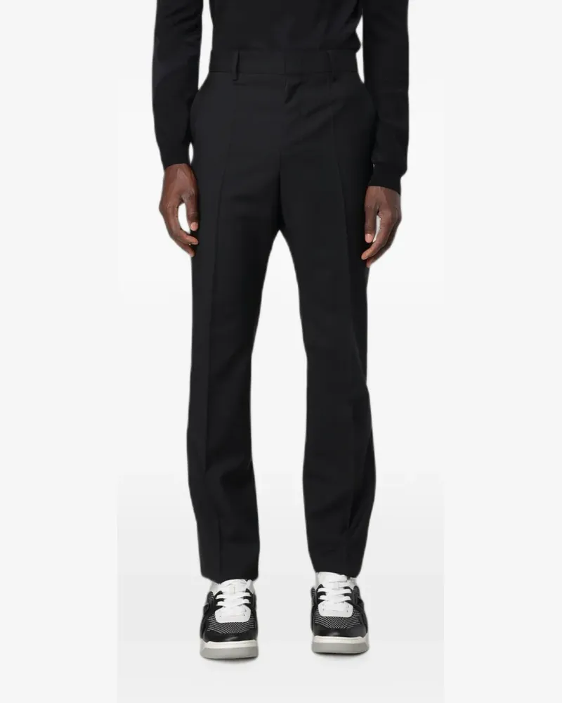 Valentino Garavani pressed-crease wool trousers - Schwarz Schwarz