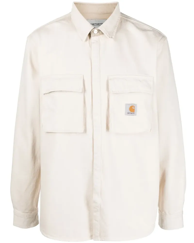 Carhartt WIP Hemd mit Logo-Patch - Nude Nude