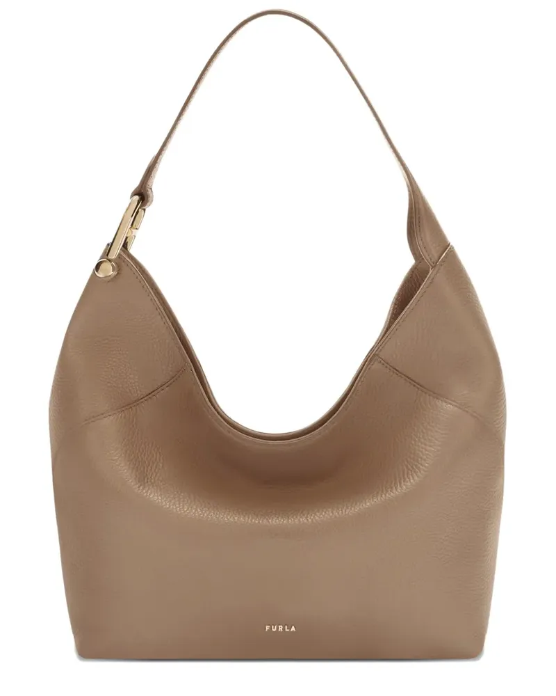 Furla Mittelgroße Lara Schultertasche - Nude Nude