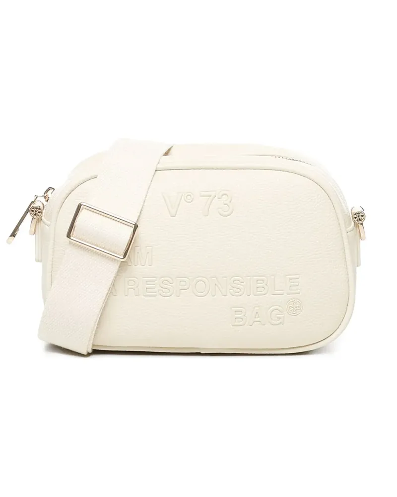 V°73 Gesteppte Schultertasche - Nude Nude