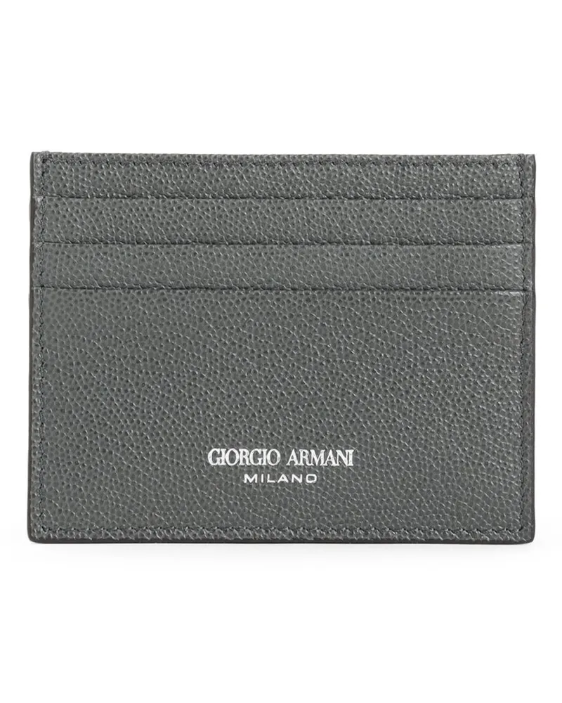 Giorgio Armani Klassisches Kartenetui - Grau Grau