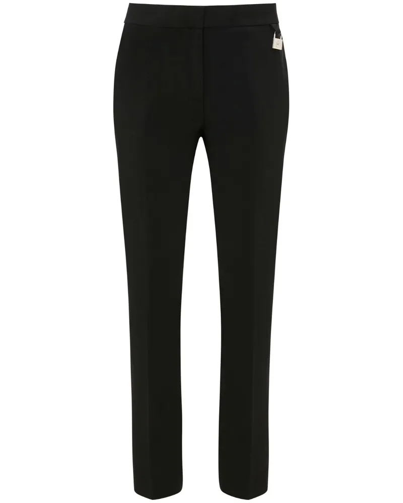J.W.Anderson Schmale Hose mit Schloss - Schwarz Schwarz