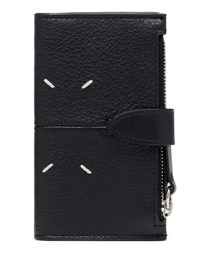 Maison Margiela Kartenetui mit Reißverschluss - Schwarz Schwarz