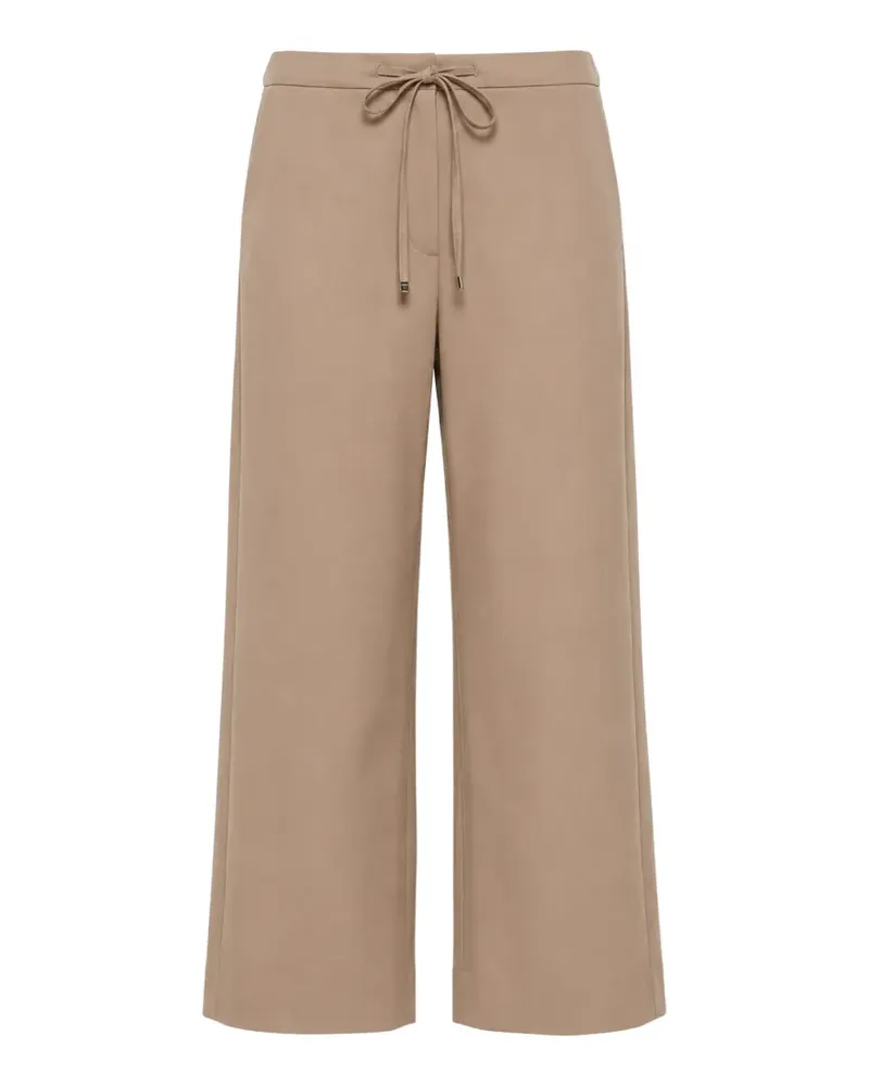 Max Mara Weite Floria Hose mit Kordelzug - Nude Nude