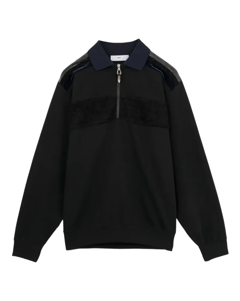 Toga Pullover mit Viertelreißverschluss - Schwarz Schwarz