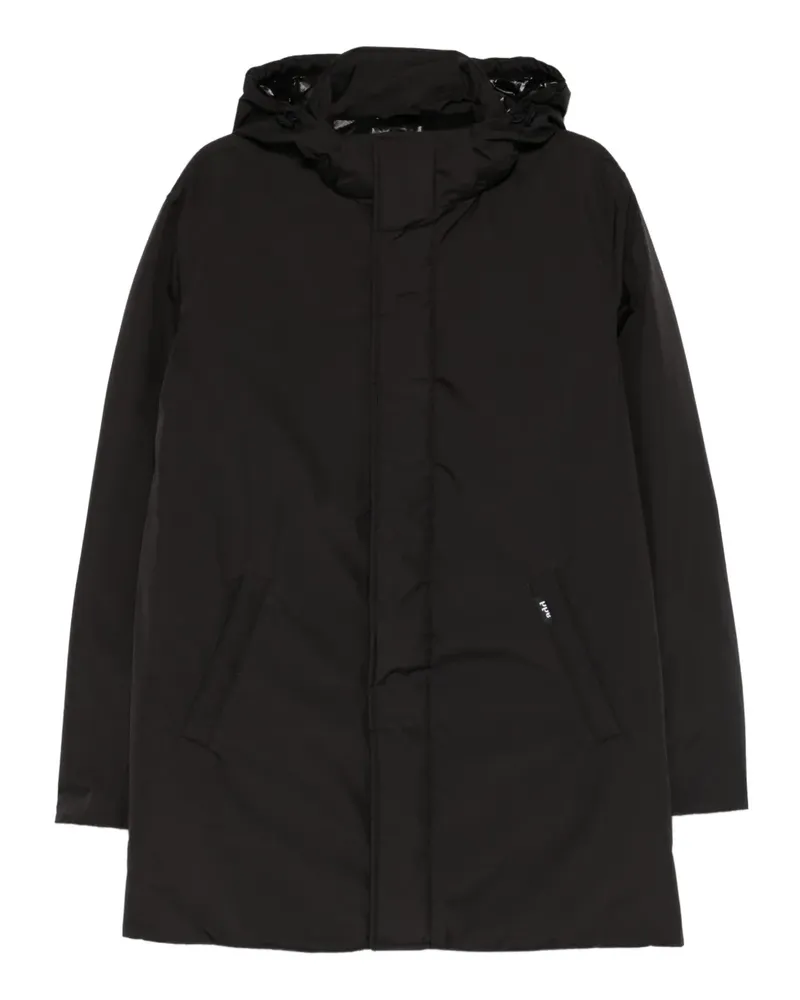 ADD hooded coat - Schwarz Schwarz