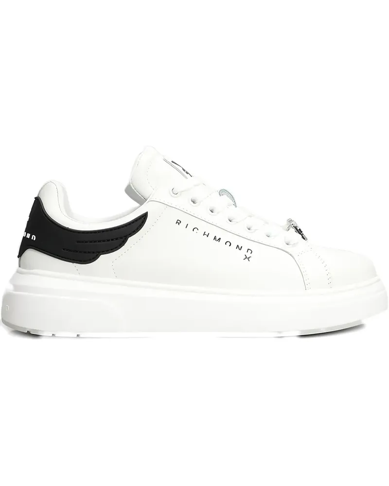 John Richmond leather sneakers - Weiß Weiß