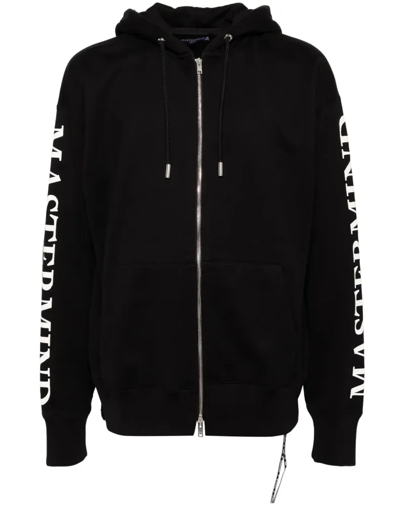 Mastermind World Hoodie mit Logo-Print - Schwarz Schwarz
